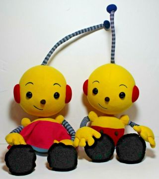 Disney Store Rolie Polie Olie Characters - Zowie & Olie Plush Stuffed Robot Toy