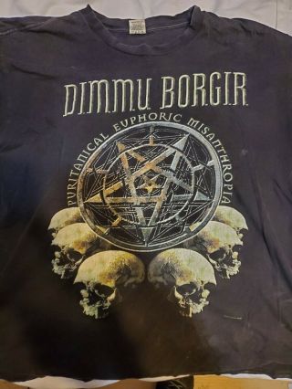 Dimmu Borgir Xl Cradle Of Filth Mayhem Black Metal