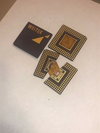 160,  Weitek Gold Rich Ceramic CPU ' s for Gold scrap Recovery, 2