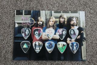Pink Floyd Guitar 10 Picks On Photo: Limited To 500 In