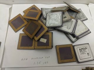 11.  65 LBS.  mixed ceramic cpu ' s For Gold scrap Recovery 5