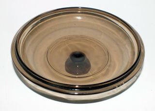 Pyrex V - 2.  5 - C Brown Glass Replacement Lid 8 1/2 