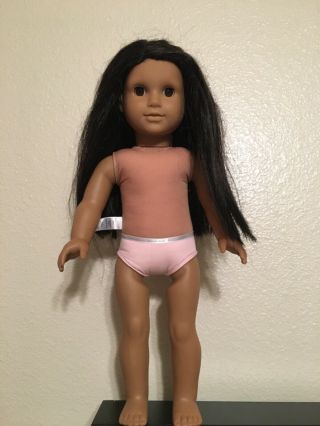 American Girl 18” Doll Black Hair Nude