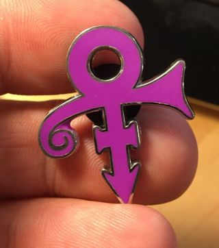Prince Symbol Enamel Pin Purple Retro 80s Funk Rock Music Hat Lapel Bag Rain 90s