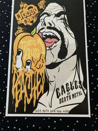 Eagles Of Death Metal Poster August 1st - House Of Blues 11x17