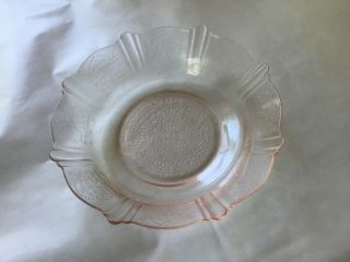2 American Sweetheart Pink Depression Glass Berry Bowl