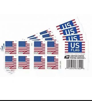 11 X Usps Us Flag 2018 Forever Postage Stamps (80), .  (44 Value. )