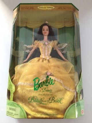 Vtg 1999 Beauty,  The Beast Barbie Doll Children 