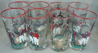 Vintage Mid Century Pickwick Dickens Libbey Cocktail High Ball Glass,  7 Available