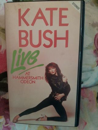 Kate Bush Vhs Video Live At Hammersmith Odeon 1979