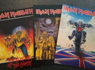 Iron Maiden 3 Postcard Set