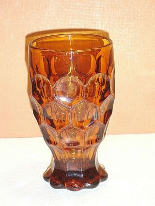 Imperial Glass Ohio 5 - 3/4 " Amber Provincial 12 Oz Tumbler