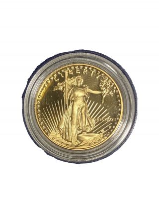 1987 1 Oz Gold Coin W American Eagle $50 Us Proof