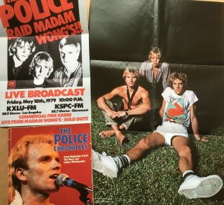 The Police - Posters & The Police Chronicles Book