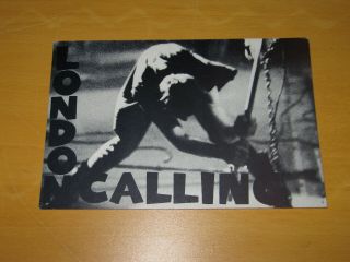 The Clash - London Calling - Vintage Postcard