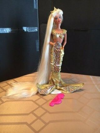 Vintage 1995 Jewel Hair Mermaid Barbie