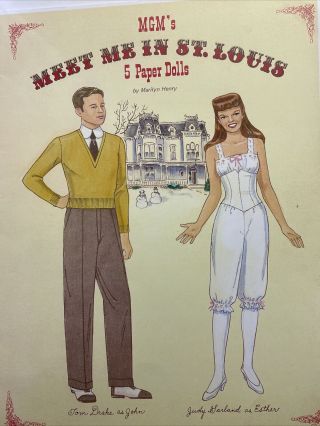 Judy Garland " Meet Me In St Louis " Paper Doll By Marilyn Henry