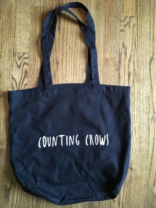 Counting Crows 2017 Vip Tour Tote Bag 17” X 15”
