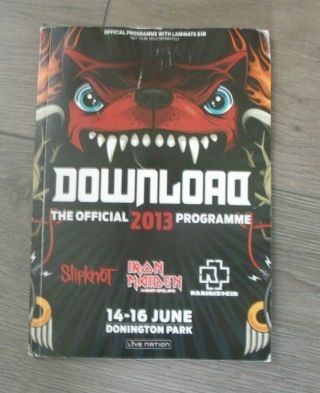 Download 2013 Programme Slipknot Iron Maiden Rammstein Korn Volbeat Mastodon Ufo