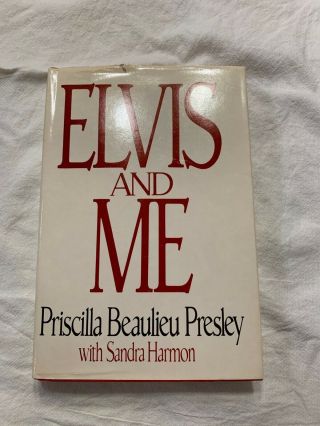 Vintage 1985 Hardcover Book Bce - Elvis And Me " By Priscilla Beaulieu Presley