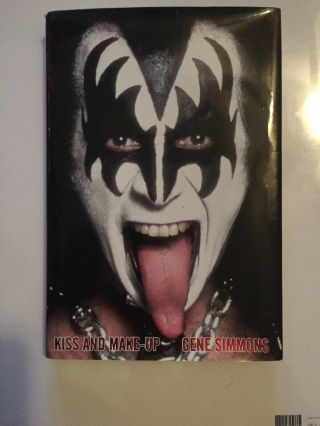 Kiss.  Gene Simmons " Kiss And Make Up " 1st Edition 2001 Hardcover