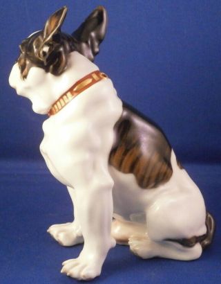 Art Nouveau Meissen Porcelain Bulldog Terrier Figurine Porzellan Hund Figur Dog 5