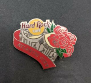 Hard Rock Cafe Pin Atlantic City 2003 Miss America Crown With Roses Le500
