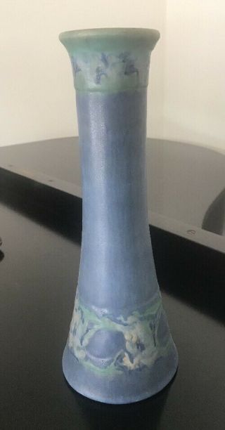 Newcomb College Pottery Vase 11.  75”