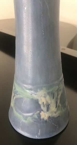Newcomb College Pottery Vase 11.  75” 3
