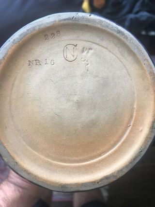 Newcomb College Pottery Vase 11.  75” 6
