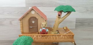 Sylvanian Families Tree House with 3 figures. 2