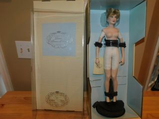 Franklin Princess Diana Porcelain Princess Of Nobility Nude Doll