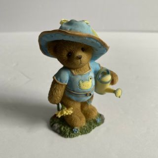 Cherished Teddies Carmella " True Friendship Is Never Uprooted " Bear Figurine