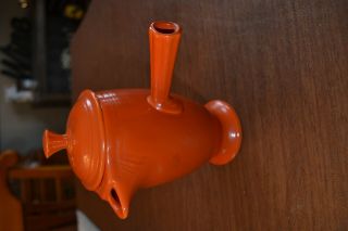 Fiesta Vintage Demitasse Stick Handled Coffee Pot w/cups - Radioactive Red 2