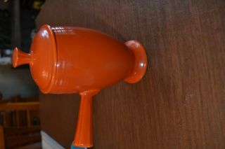 Fiesta Vintage Demitasse Stick Handled Coffee Pot w/cups - Radioactive Red 3