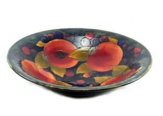 Large Moorcroft Bowl Decorated With Pomegranate And Berries