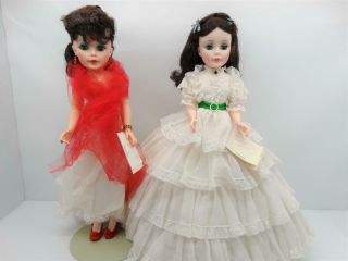 1981 Madame Alexander Scarlett Portrait Doll 2247 & 2253