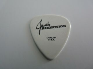 Janes Addiction Dave Navarro White 2009 Silhouette Tour Issued Guitar Pick