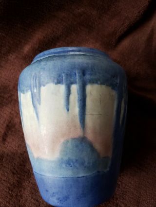 Newcomb College Pottery Vase Moon and Moss 1918 Sadie Irvine 2