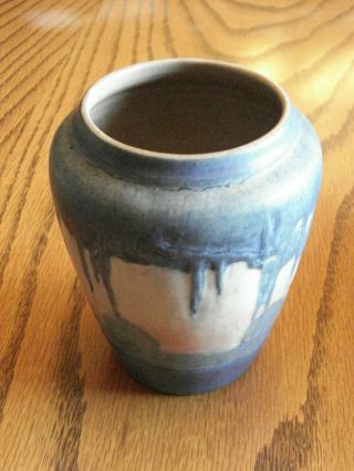 Newcomb College Pottery Vase Moon and Moss 1918 Sadie Irvine 5