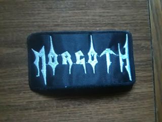 Morgoth,  Sew On White Embroidered Patch