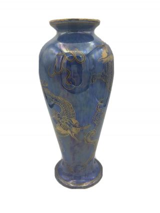 Wedgwood Fairyland Lustre Tall Celestial Dragon Vase.