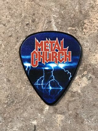 Metal Church “kurdt Vanderhoof” 2018 Official Tour Guitar Pick