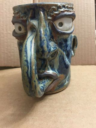 Rezner Alabama Southern Folk Art Pottery Mug