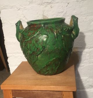 Weller Coppertone Double Frog Vase (ca 1920’s)