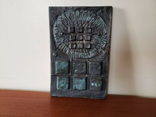 Troika Pottery St Ives - Wall Plaque - Trident Mark 1963 - 1965 - Calculator Uk