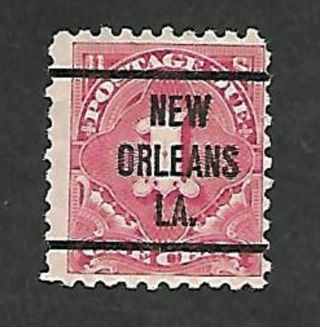 The Orleans,  Louisiana One Cent Due Experimental Precancel Scott J59 - 32
