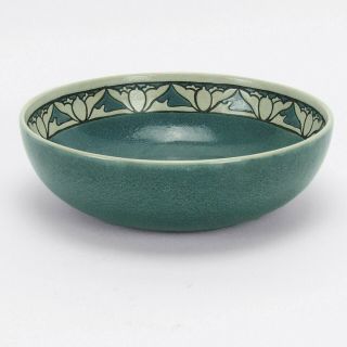 Seg Saturday Evening Girls Paul Revere Pottery 8.  5 " Lotus Bowl Arts & Crafts
