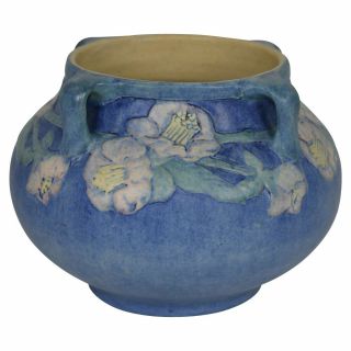 Newcomb College Pottery 1921 Camellia Sasanqua Four Handled Vase (simpson)