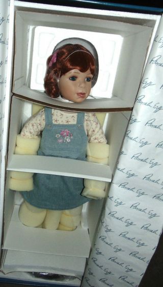 PAMELA ERFF Porcelain Doll REMEMBER TO HOLD YOUR TONGUE Boxed 34/200 3